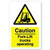 Fork Lift Truck Sign