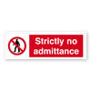 No Admittance Sign